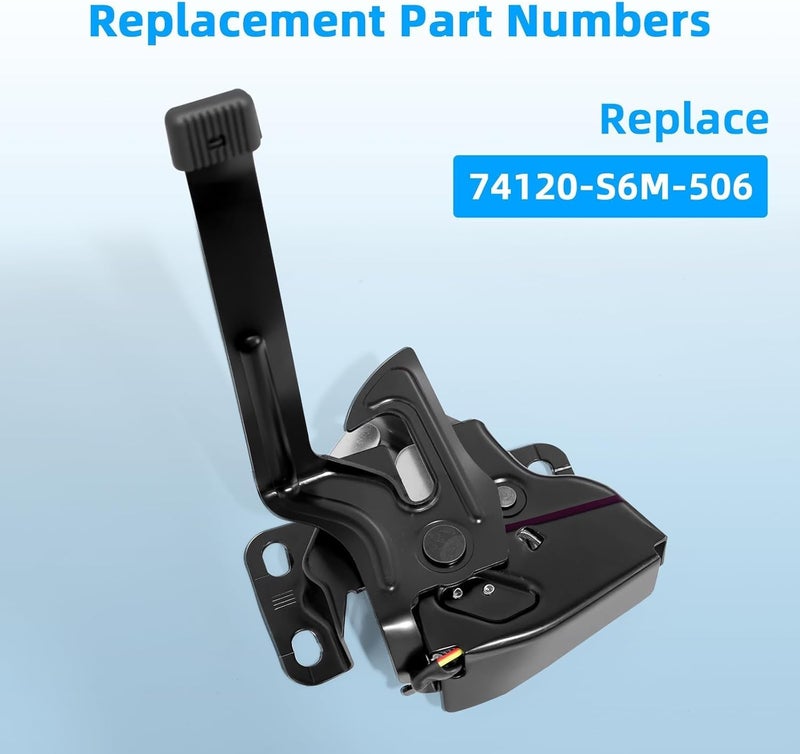 QSRUN 74120-S6M-506 Hood Latch Assembly - Premium Front Hood Lock Mechanism for 2002-2006 RSX Hatchback Variants. - Image 2
